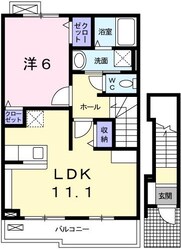 サンパティーク・カーサＡの物件間取画像